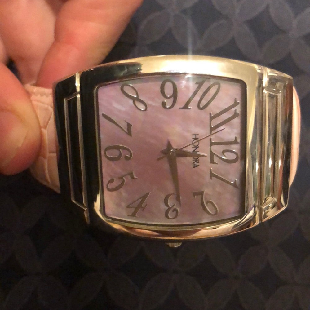 Honora pink watch